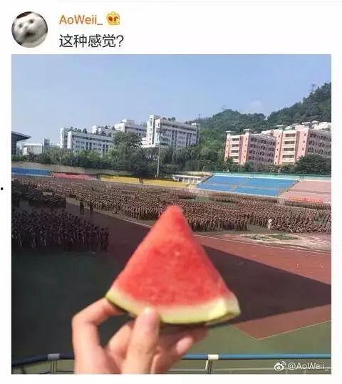 军训朋友圈吃瓜事件